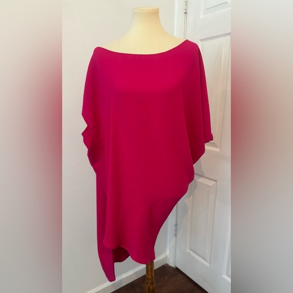 TRINA TURK Radiant Dress Bias Cut Drapey Asymmetrical Cocktail Sexy Size Small - Picture 1 of 11
